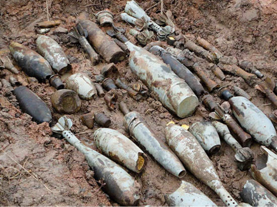 На полигоне под Волгоградом взорвали более 50 снарядов