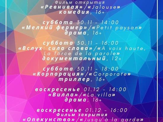 В Волгограде состоится фестиваль современного французского кино