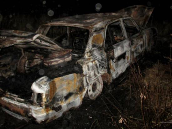 Под Волгоградом подростки угнали и сожгли автомобиль
