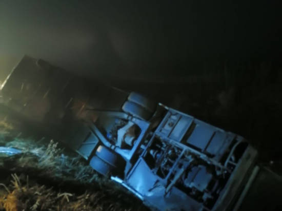 Стали известны причины, по которым слетел в кювет автобус под Михайловкой