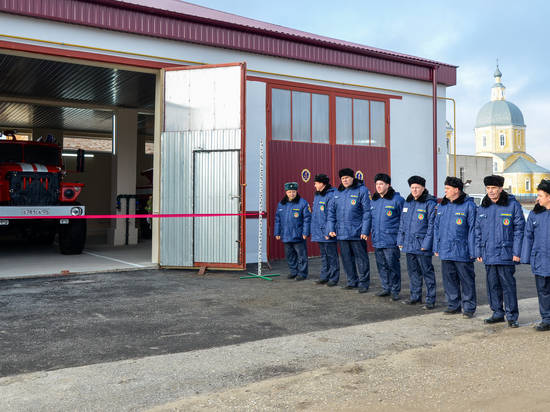 Под Волгоградом открылось новое пожарное депо