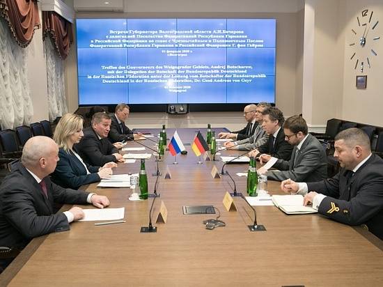 Андрей Бочаров встретился с Чрезвычайным и Полномочным Послом ФРГ
