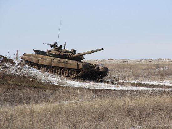 В Волгоградской области военные готовятся к «Танковому биатлону»