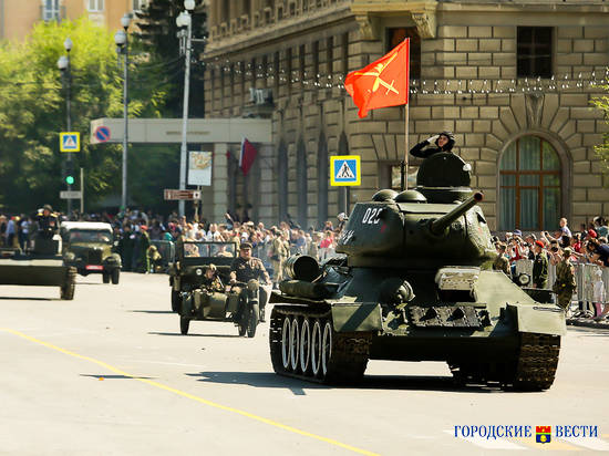 По Волгограду в День Победы проедет легендарный танк Т-34