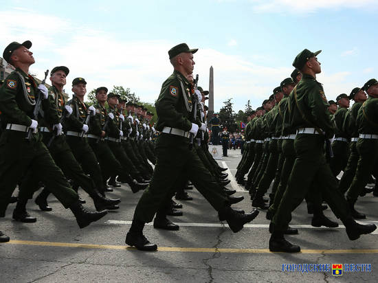 В Волгограде состоится первая тренировка Парада Победы