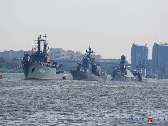 Корабли Каспийской флотилии пройдут через Волгоград