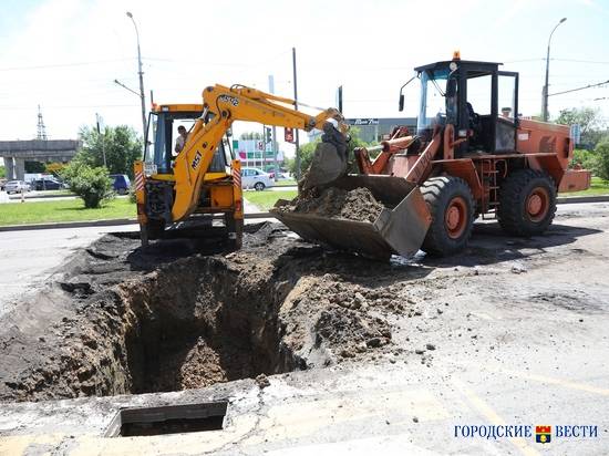 В Центральном районе Волгограда заменили участок ливневого коллектора