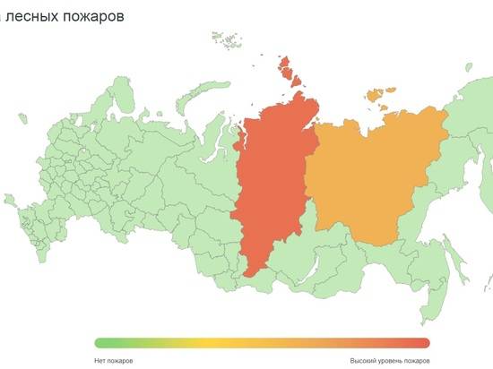 В России запустили интерактивную карту для борьбы с лесными пожарами