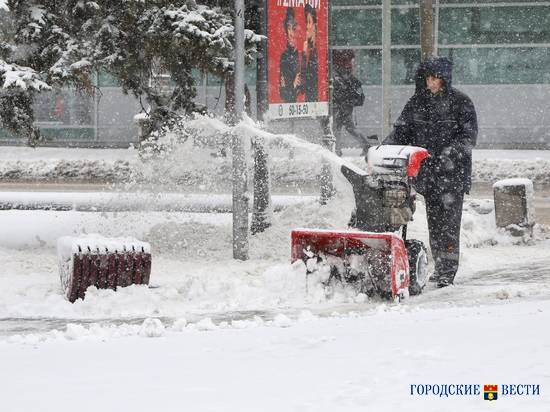 На Волгоградскую область идет сильный ветер со снегом
