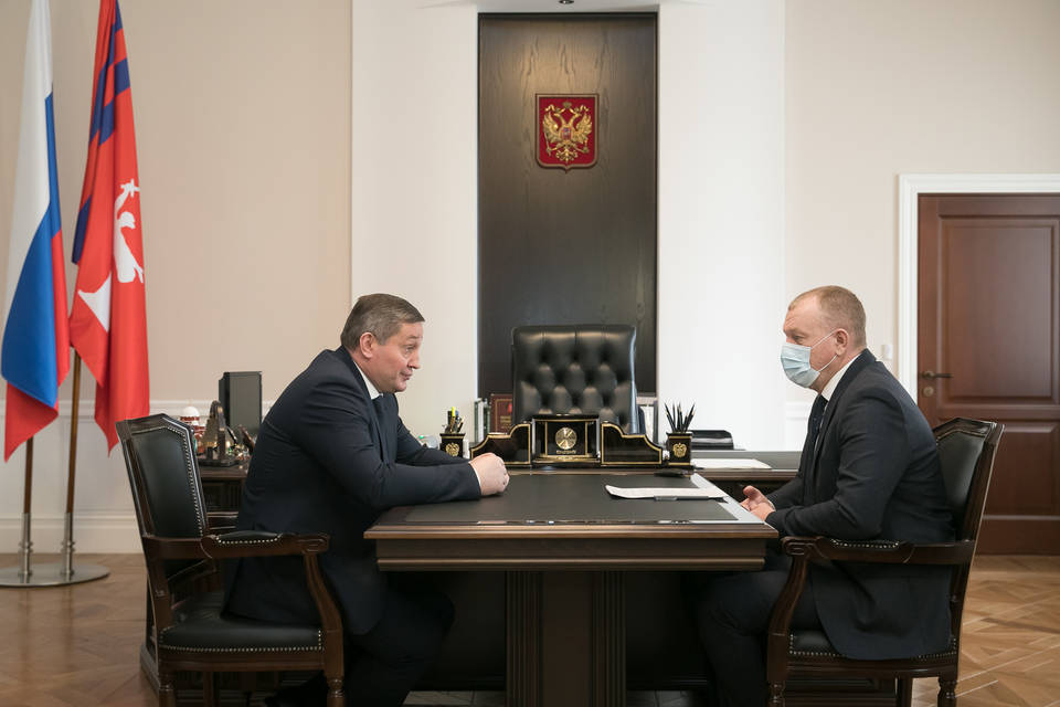 Андрей Бочаров встретился с сенатором от Волгоградской области