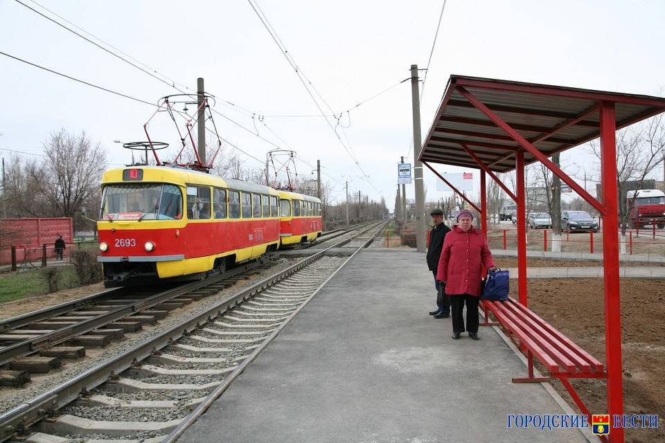 В Волгограде до обеда восстановили трамвайное движение