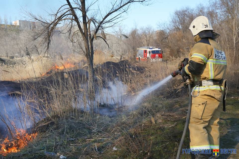 Волгоградские пожарные: Сжигание старой травы не помогает росту новой