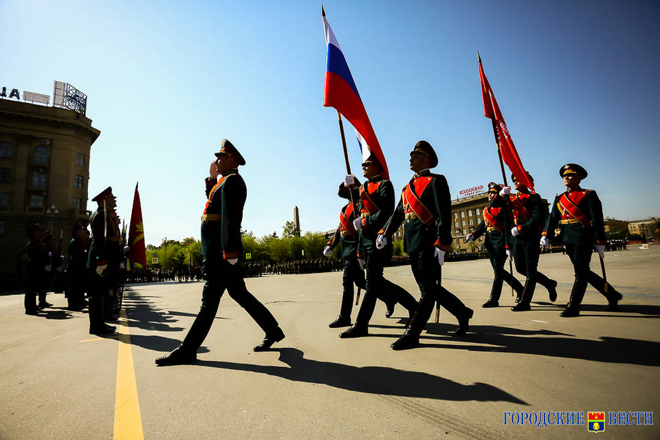 В Волгограде репетицию парада перенесут на 4 мая в связи с трауром