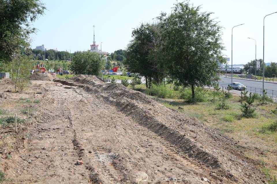 Инвестор благоустроит правый склон в пойме Царицы