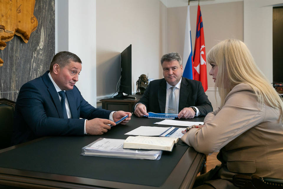Андрей Бочаров встретился с руководителем компании «Газпром гелий сервис»