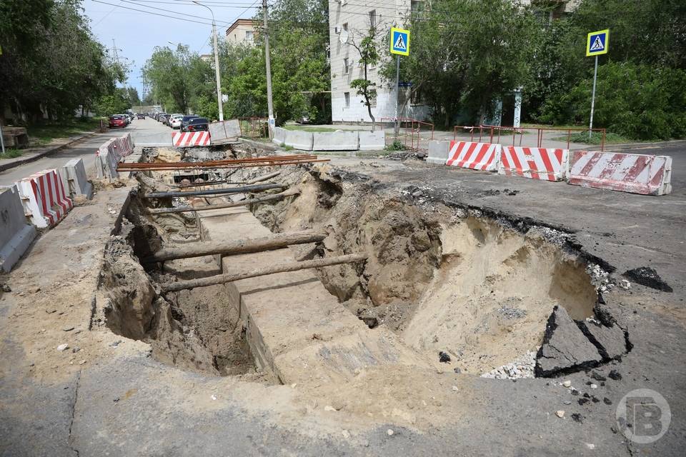 На севере Волгограда произошла крупная коммунальная авария
