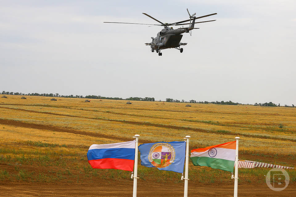 Под Волгоградом завершились совместные учения военных России и Индии