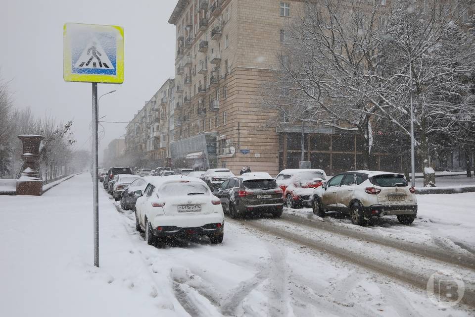 Снегопад в Волгоград придет в начале новой рабочей недели