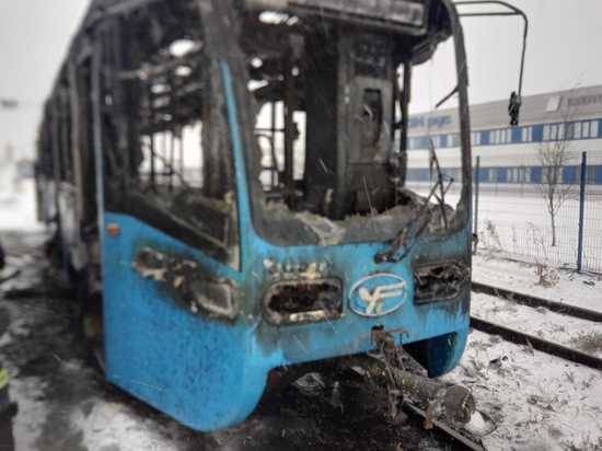 Названа причина пожара в трамвае 13 января в Волжском
