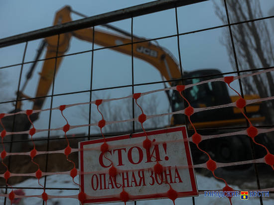 18 января в Волгограде устраняют порыв трубопровода