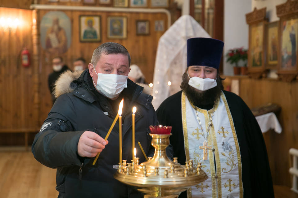 Андрей Бочаров вместе с волгоградцами встречает Рождество Христово