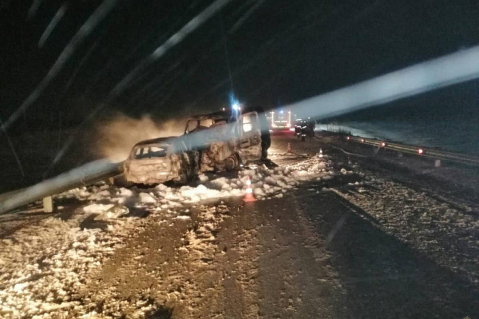 Врачи сообщили о состоянии водителя после ДТП с пожаром под Волгоградом