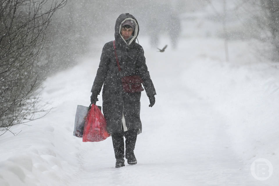 На Волгоградскую область надвигается редкий шторм при сильном снегопаде