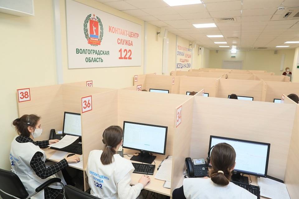 В Волгоградской области колл-центр Службы-122 обработал 68 тысяч обращений