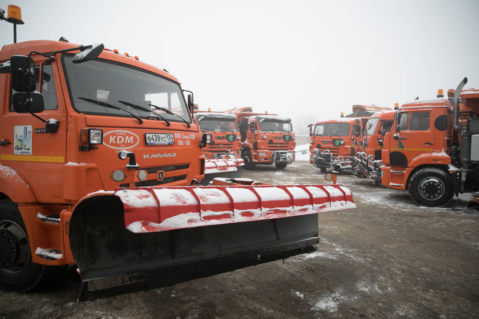 В Волгоградской области после снегопада проезд обеспечен по всем направлениям
