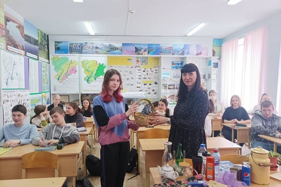 «Ситиматик-Волгоград» впервые провел экоурок по основам раздельного сбора отходов в сельской школе