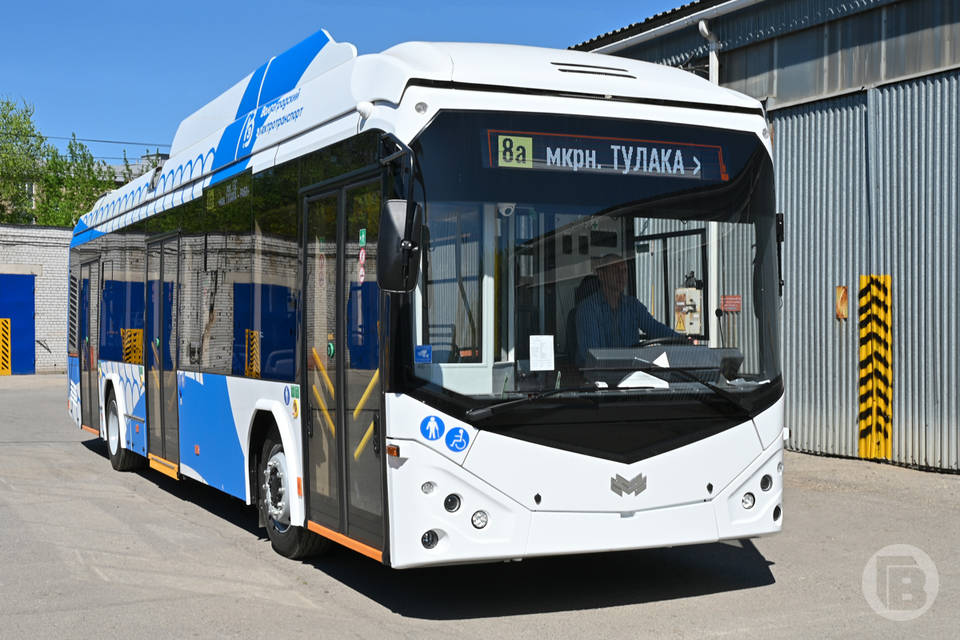 В Волгограде троллейбус №8а с автономным ходом вышел на маршрут 1 мая