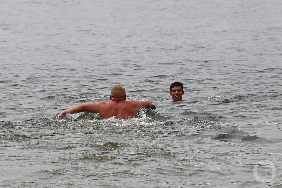 В Волгограде 19 июня установилась хорошая погода для купальщиков