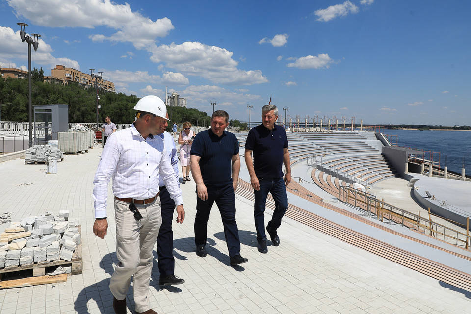 В Волгограде обновят верхнюю террасу Центральной набережной