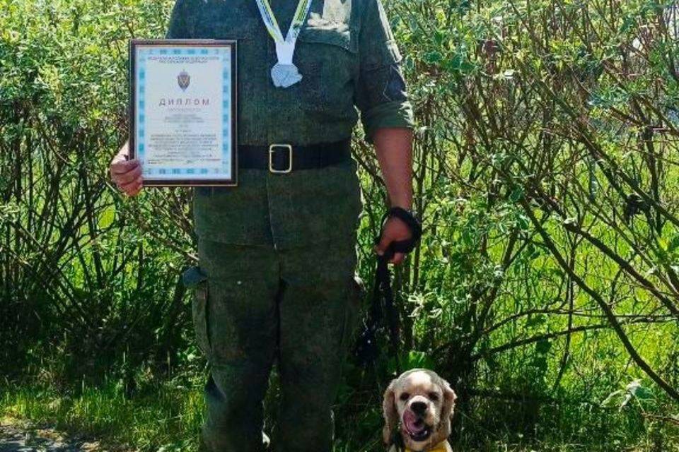 Волгоградский пограничник и служебная собака Арчи стали призерами чемпионата ФСБ