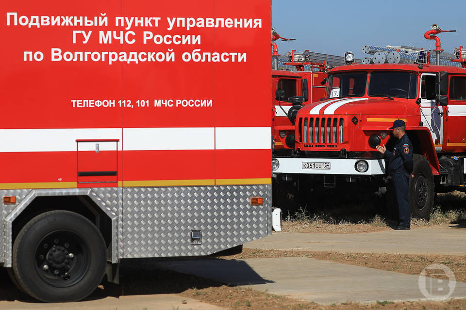 В Волгограде при пожаре пострадали два жилых дома