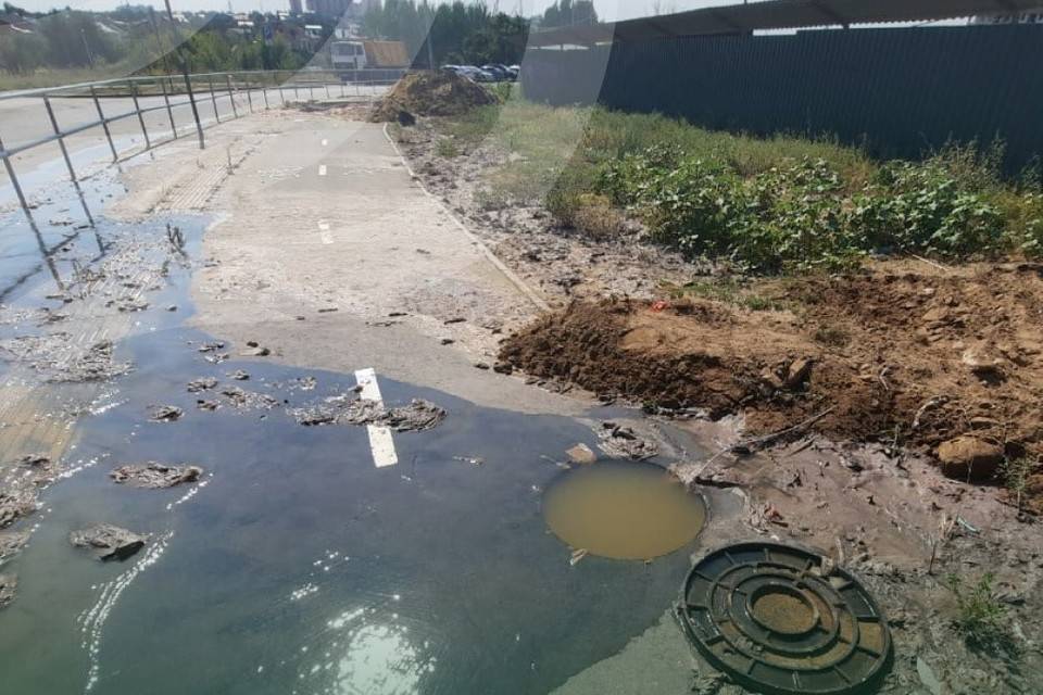 Росприроднадзор выясняет, какой вред нанесен от прорыва канализации в Советском районе Волгограда