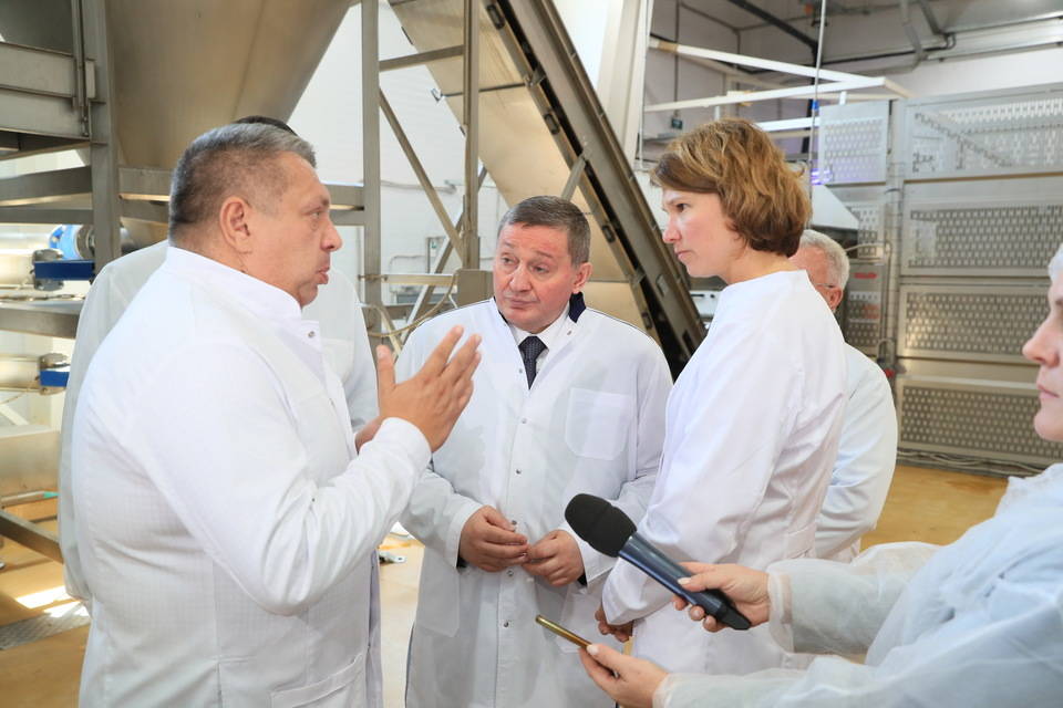 Первый замминистра сельского хозяйства РФ оценила в Волгоградской области шоковую заморозку овощей