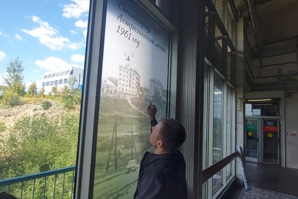 В Волгограде на станции трамвая появятся витражные фото Царицына и Сталинграда