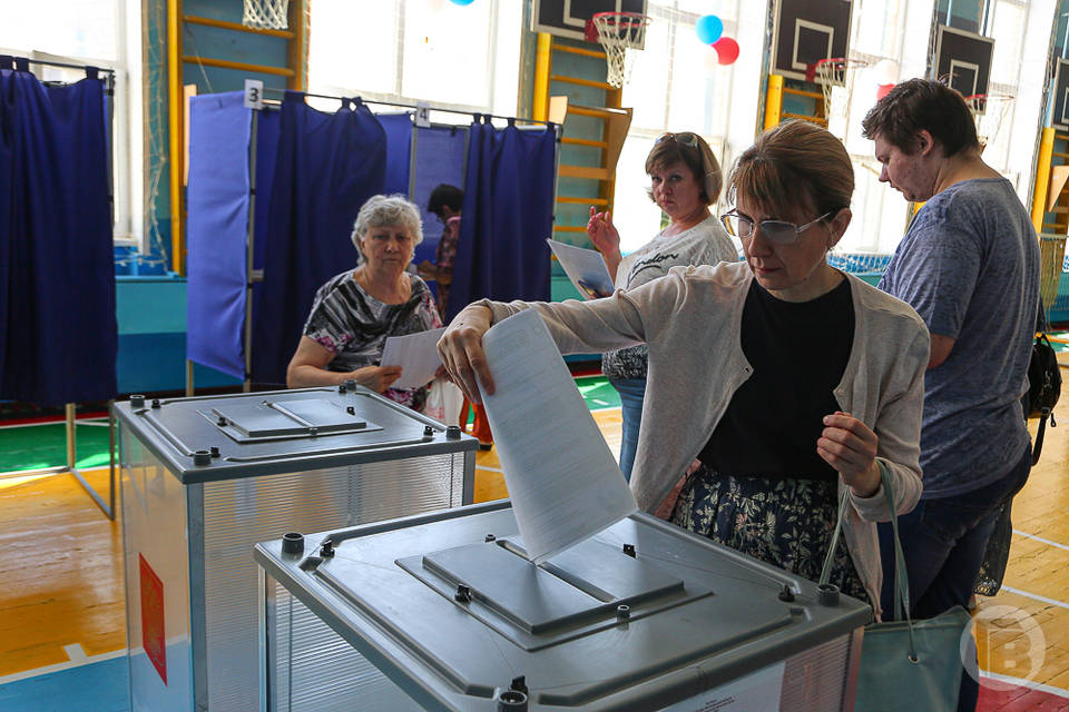 К концу первого дня голосования в Волгоградской области проголосовало 56 тысяч человек