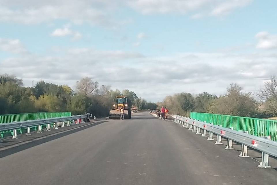 «Поехали!»: в Волгоградской области капитально отремонтировали мост через Рысь