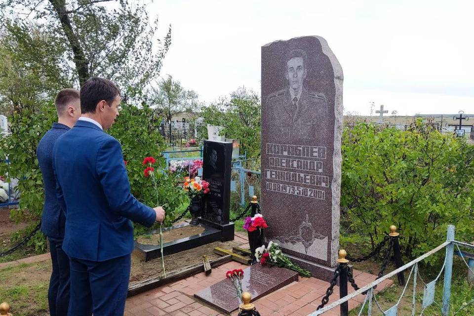 Под Волгоградом почтили память погибшего на Северном Кавказе 28-летнего майора Александра Кораблева
