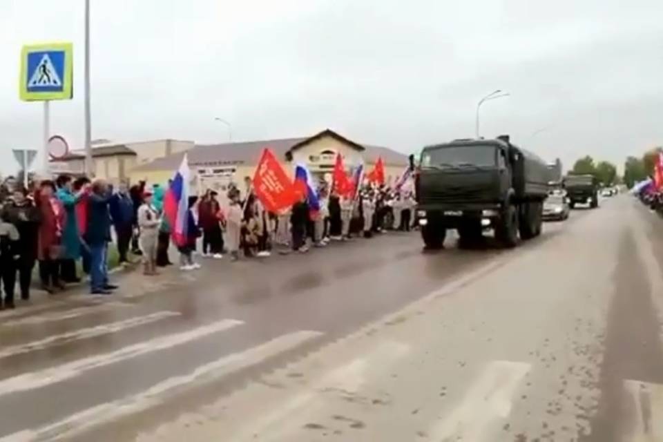 Под Волгоградом сняли на видео возвращение бойцов с Донбасса