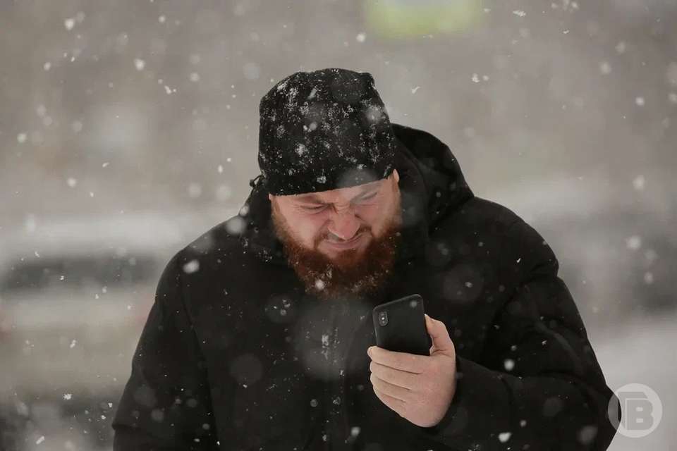 В Волгограде выпал первый снег