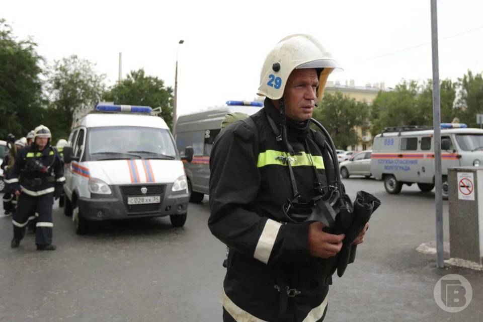 В Волгограде вспыхнул частный дом