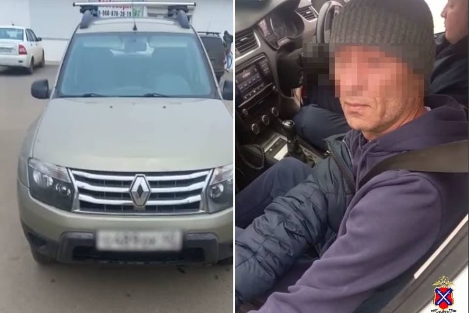 Под Волгоградом задержали водителя за рулем угнанного в столице авто