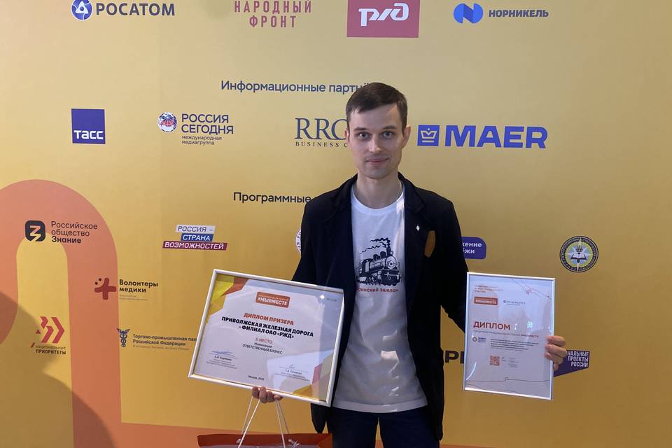 Проект «Ретропоезд «Воинский эшелон» занял второе место в финале Международной премии #МыВместе