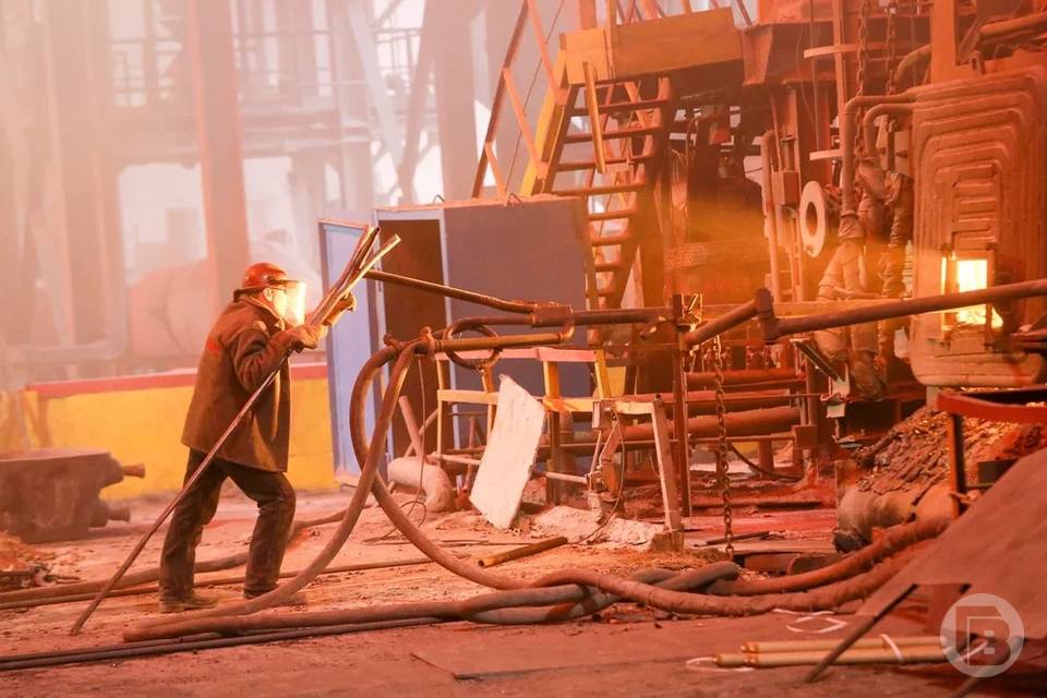 Доход от металлургии в Волгоградской области достиг 186,5 млрд рублей
