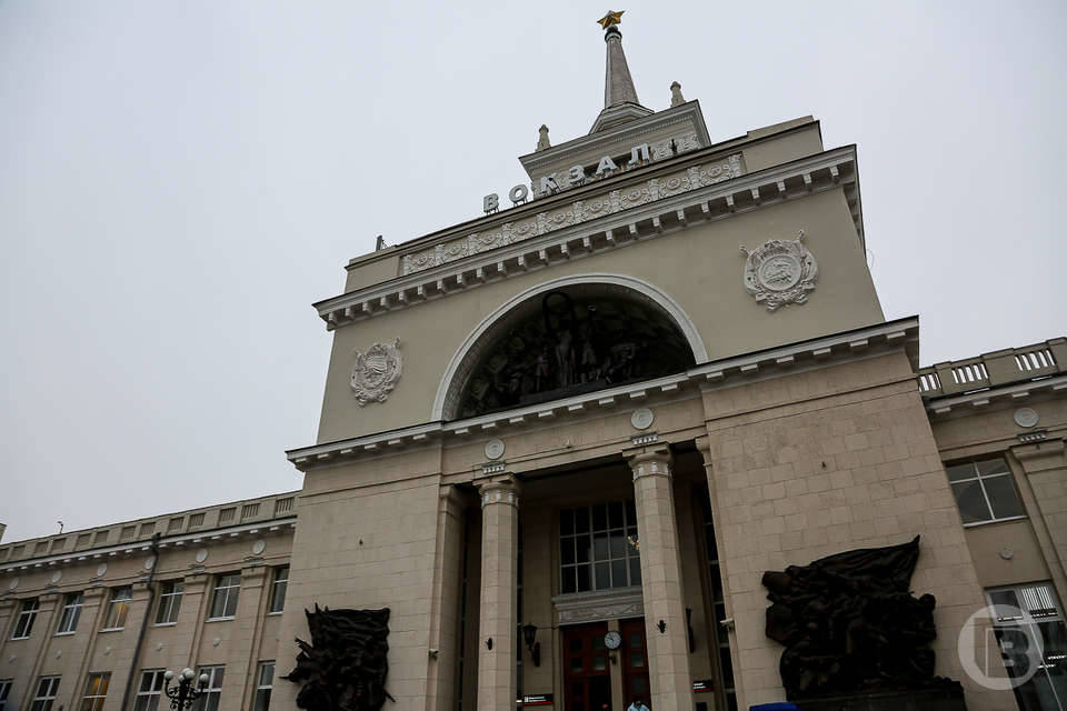 На фасаде вокзала в Волгограде покажут историческую 3D-инсталляцию