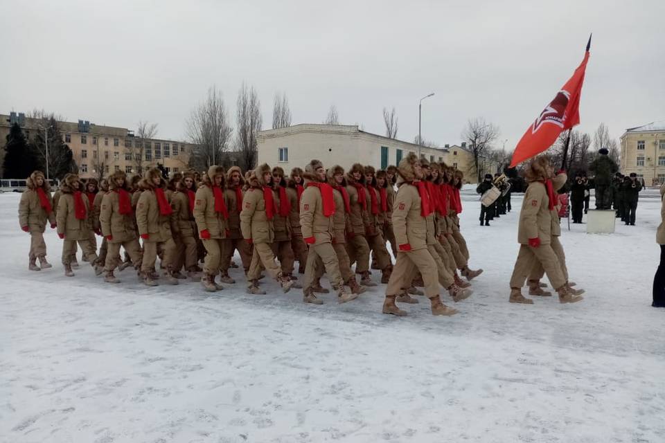 Более тысячи юнармейцев примут участие в праздновании 80-летия Сталинградской Победы