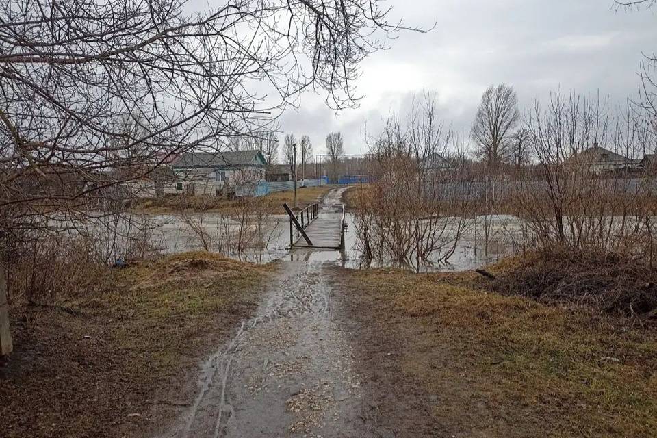 В Волгоградской области снижается уровень талых вод в зонах подтопления